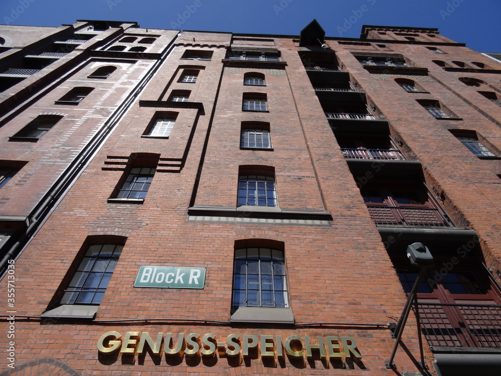 Obraz premium historische Gebäude in der Hamburger 