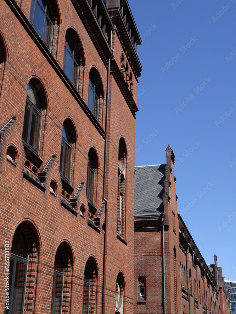historische Architektur in Hamburg`s 