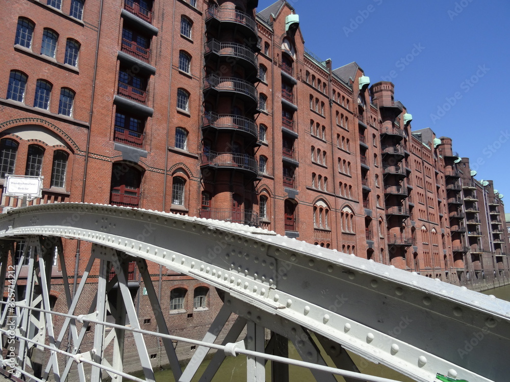 Fototapeta premium in der Hamburger