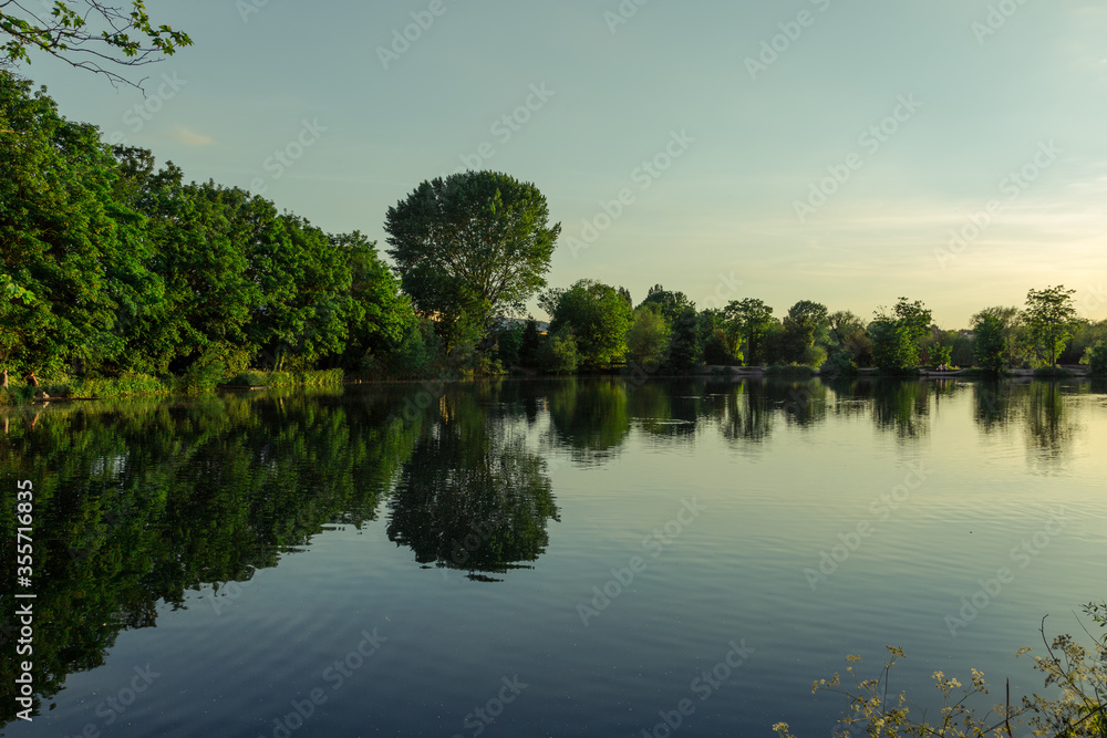 Brooklands Lake in Dartford. 