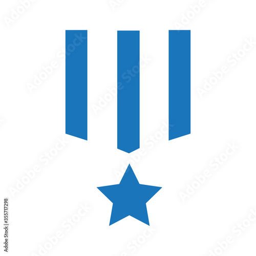blue star medal, icon Free Download blue star medal, icon - GFXLoad