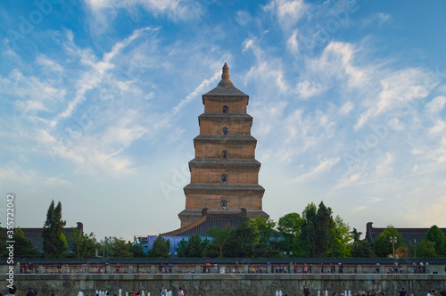 Wild Goose Pagoda in Xi'an, Shaanxi Province
