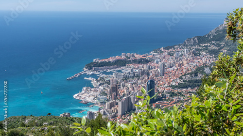 Fototapeta Naklejka Na Ścianę i Meble -  Panorama sur Monaco