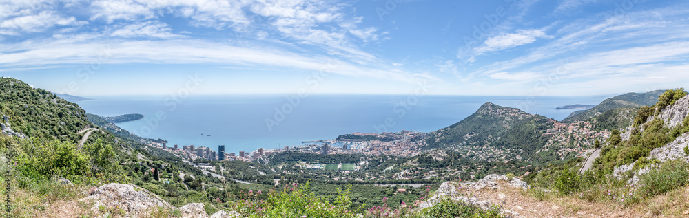Panorama et paysage sur la Côte d'Azur et Monaco
Landscape on French Riviera and Monaco