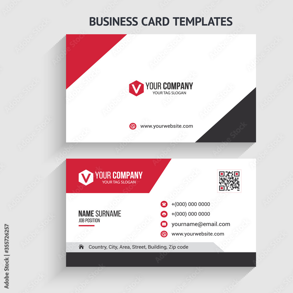 Modern and minimalist business card vector design template. Horizontal layout. editable business card vector. Perfect for your company. Vector illustration design. Print ready. Modern and minimalist business card vector design template. Horizontal layout. editable business card vector. Perfect for your company. Vector illustration design. Print ready.