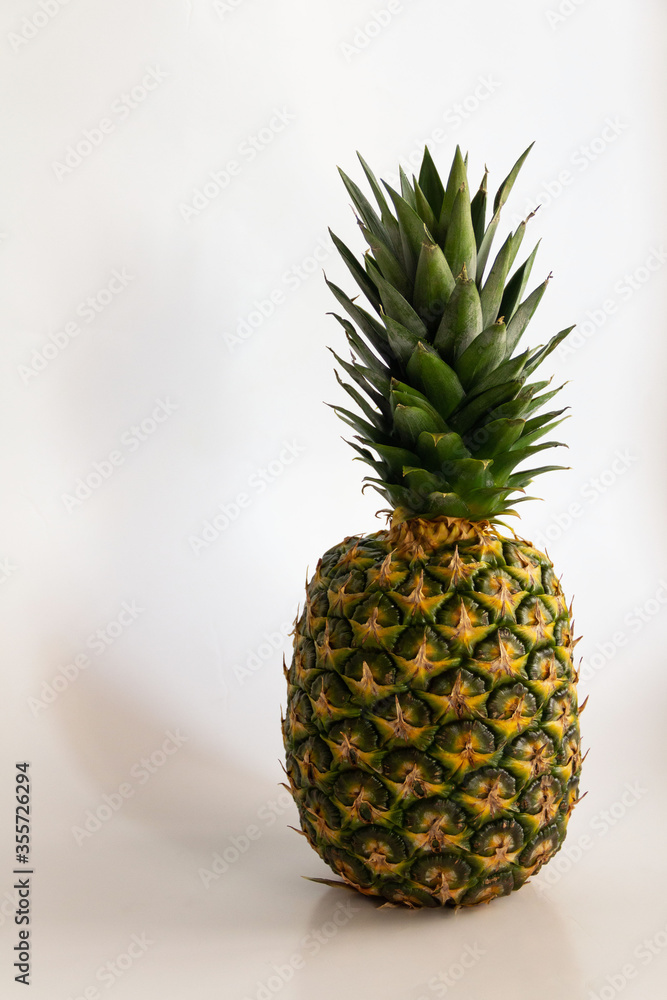 pineapple on a white background pineapple on a white background