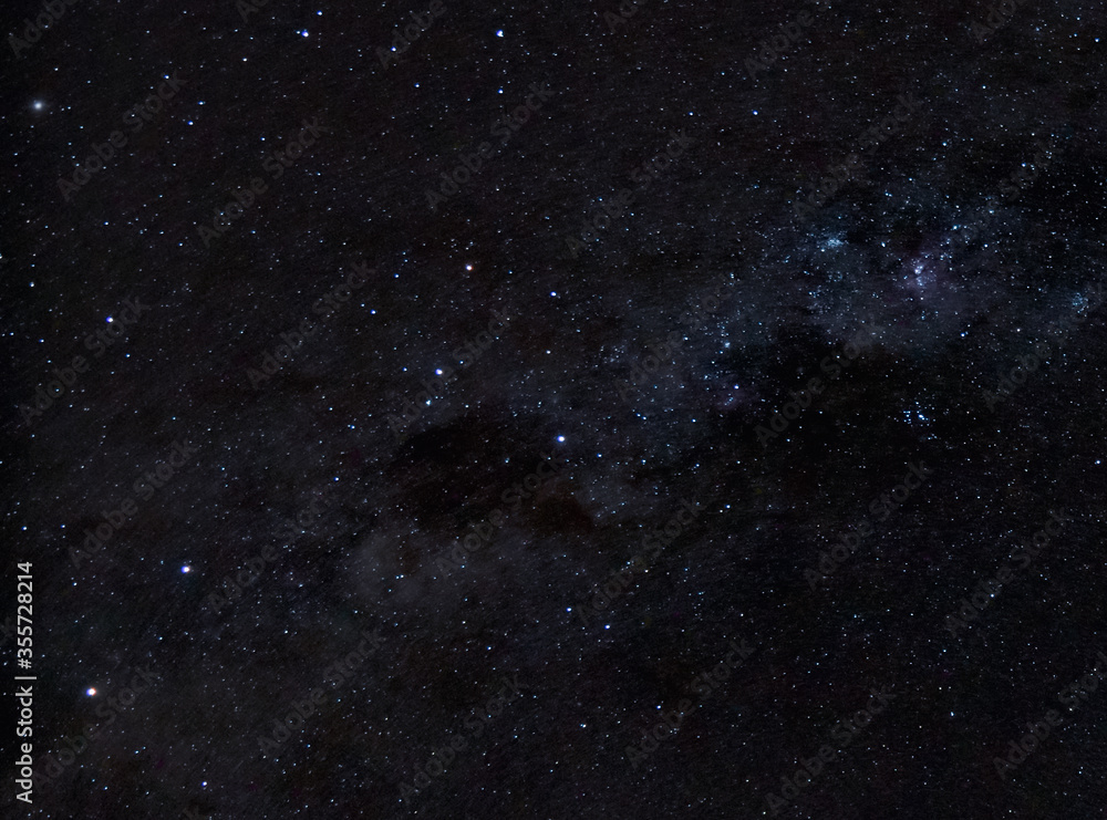 Obraz premium Nebulae in the constellations of Crux, Centaur and Carina