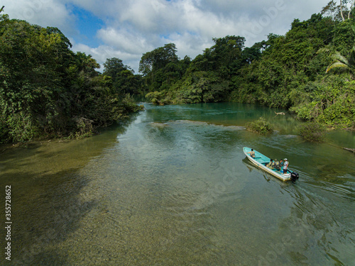 morning in the mountains at montes azules nature reserve chiapas mexico aerial view