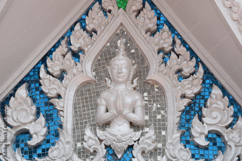 Obraz premium The image of an angel guarding Buddhism