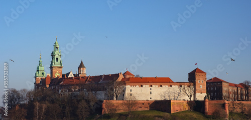 Wawel castle in Krakow, Poland, the first UNESCO World Heritage Site in the world