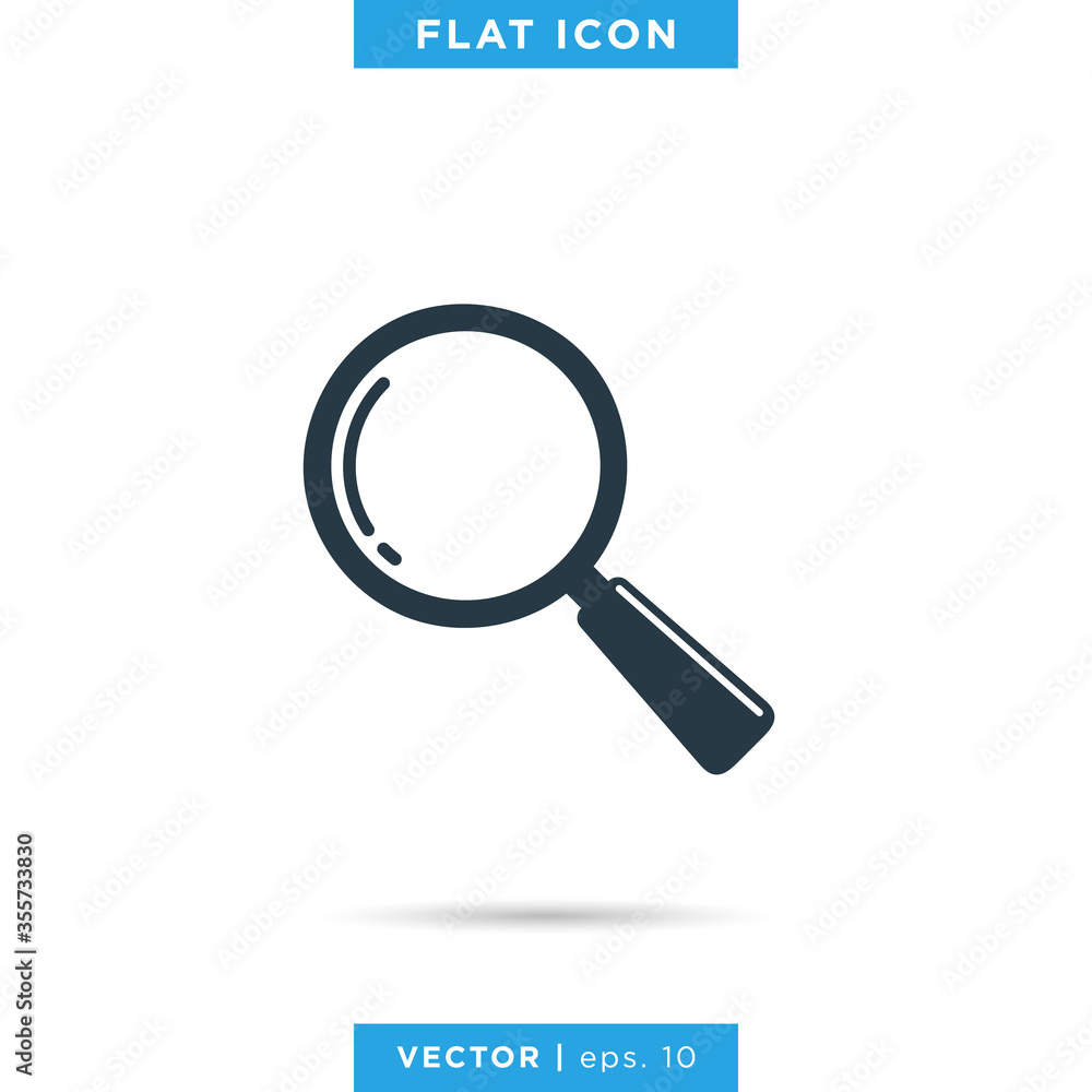 Magnifying Glass Icon Vector Design Template Magnifying Glass Icon Vector Design Template