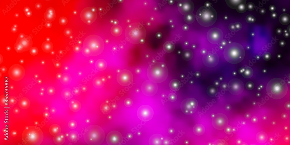 Dark Pink, Yellow vector template with neon stars. Modern geometric abstract illustration with stars. Design for your business promotion. Dark Pink, Yellow vector template with neon stars. Modern geometric abstract illustration with stars. Design for your business promotion.