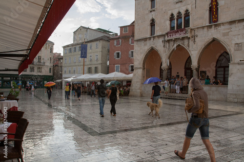 Plac starego miasta - Split, Chorwacja