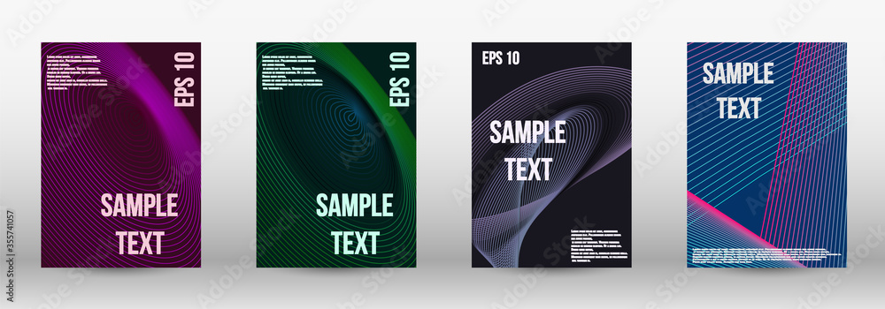 Geometric template with lines Geometric template with lines