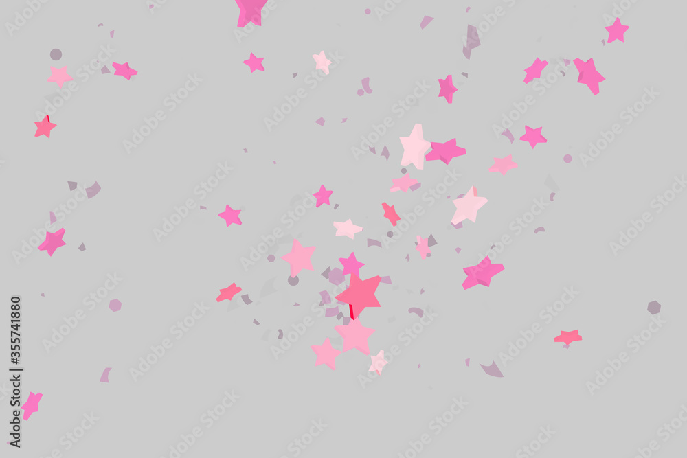 Confetti stars. Confetti stars.