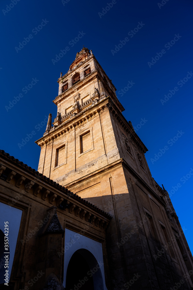 almiral tower of mezquita in cordoba.
view of the almiral tower (the old minaret) in cordoba.