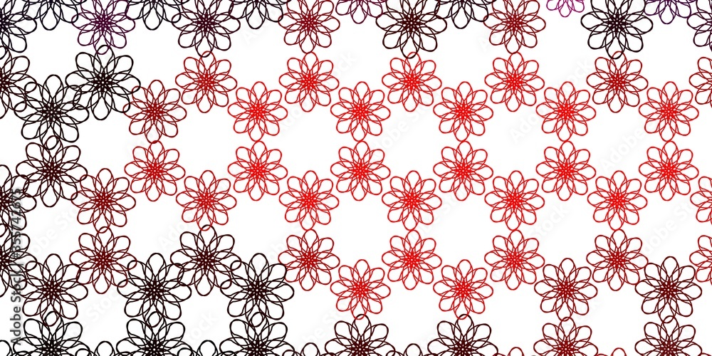Light Orange vector pattern with curved lines. Light Orange vector pattern with curved lines.