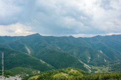 Fototapeta Naklejka Na Ścianę i Meble -  Belintash is a small plateau in the Rhodope Mountains in Bulgaria bearing traces of human activity. 