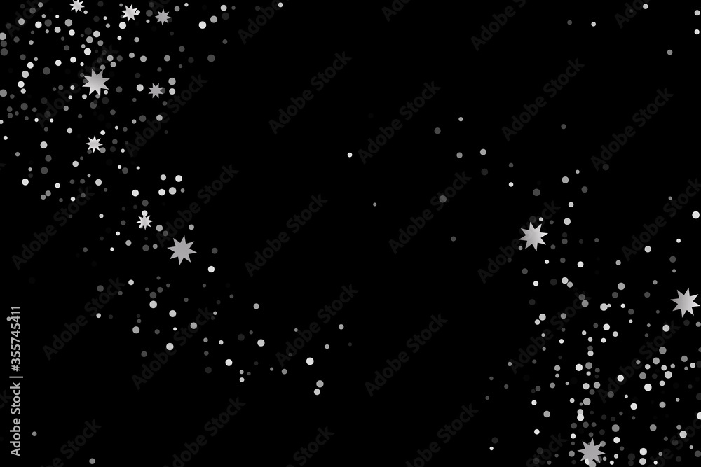 Silver glitter confetti. Silver glitter confetti.