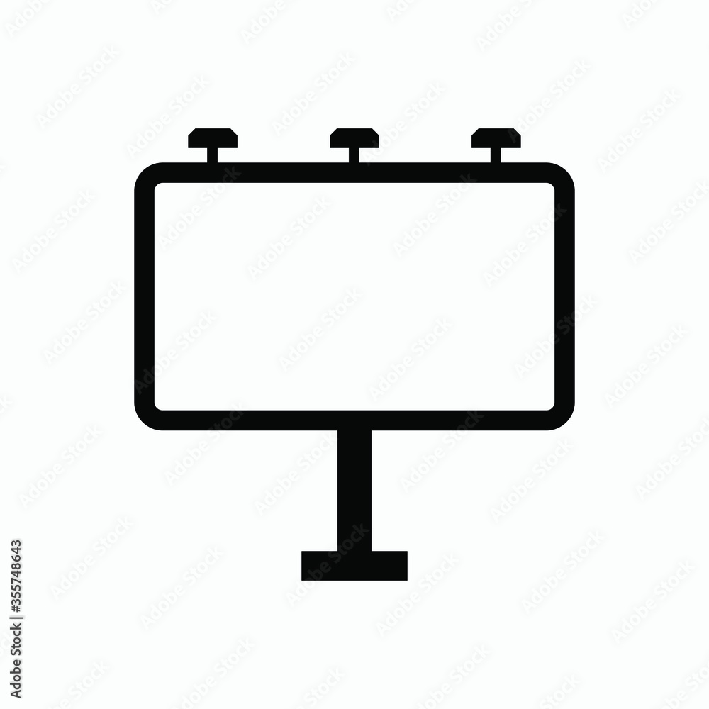 billboard icon vector billboard icon vector