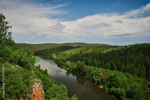 Republic of Bashkortostan, rivers, summer Idrisovskaya cave. photo