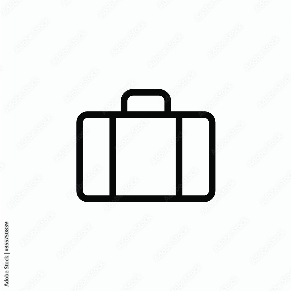 suitcase icon vector suitcase icon vector