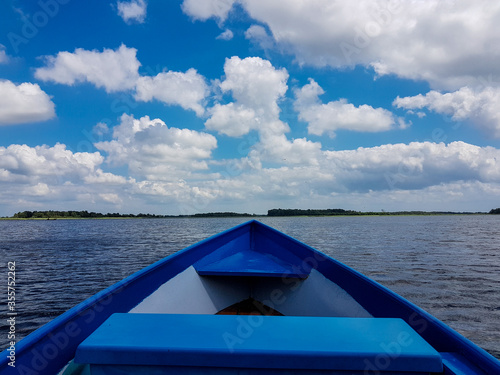 boat on the lake