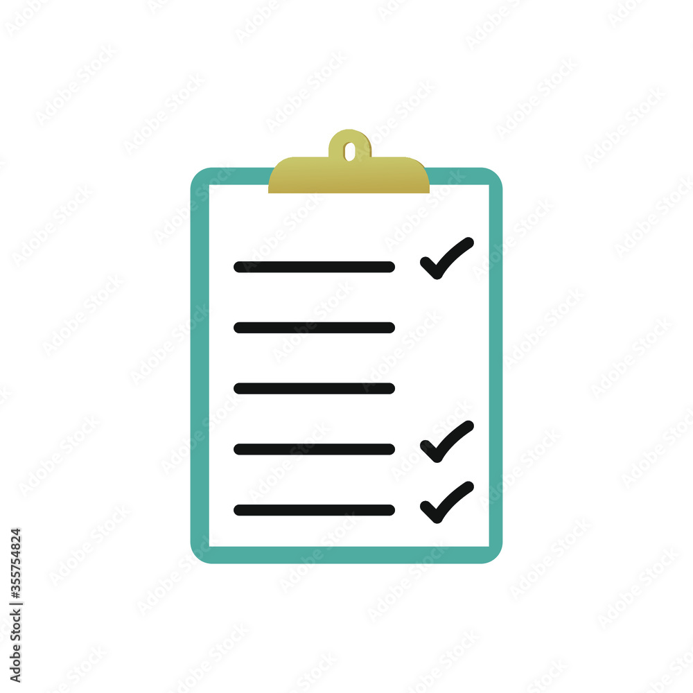 clipboard with checklist clipboard with checklist