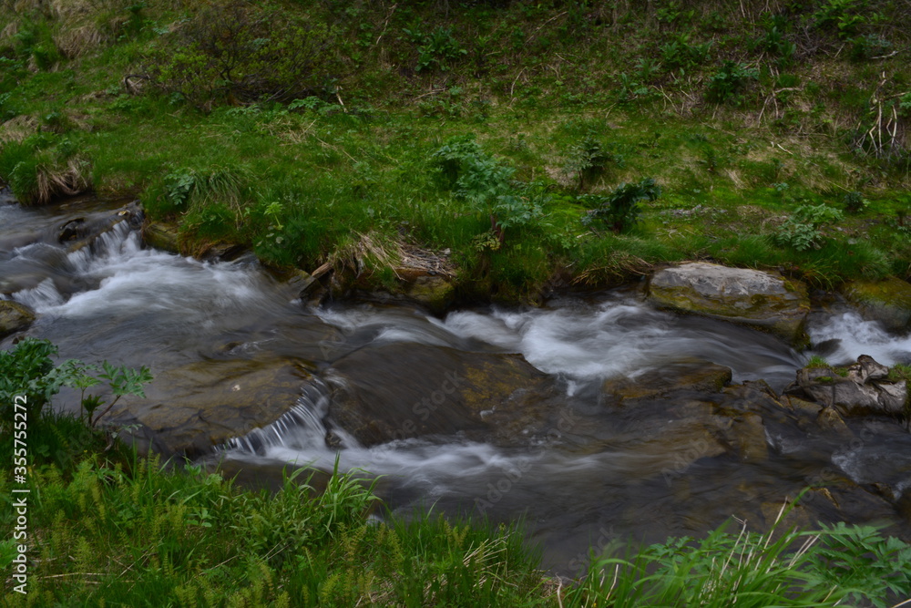A long exposure photo of the river A long exposure photo of the river