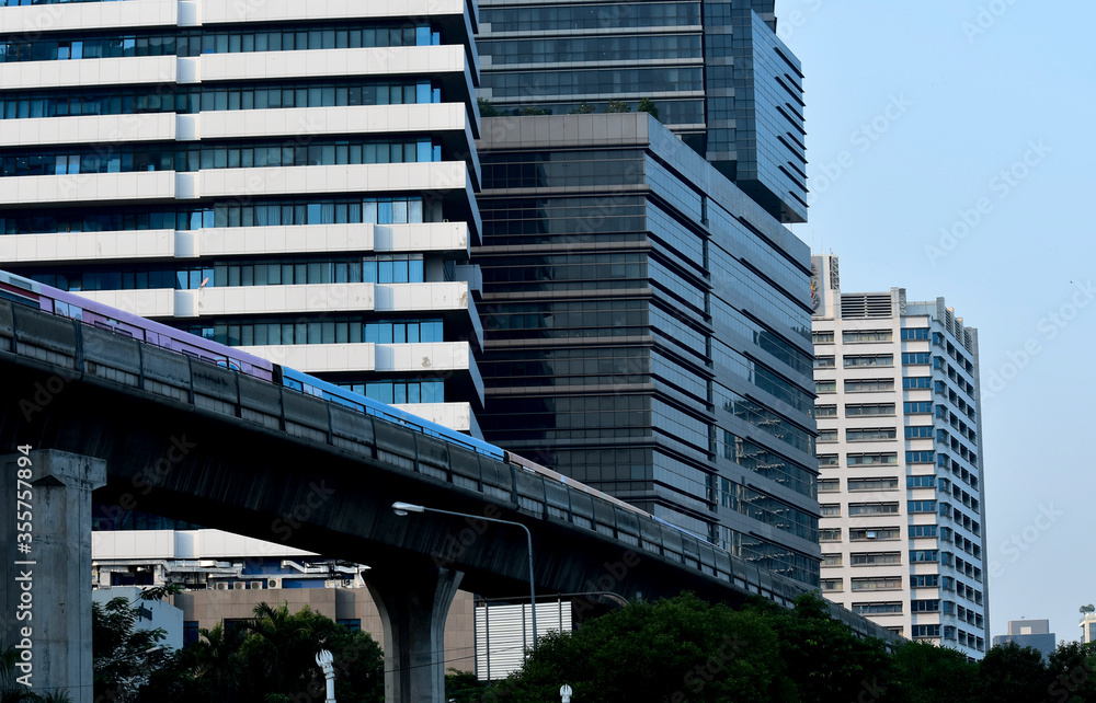 Fototapeta premium BTS - skytrain Bangkok