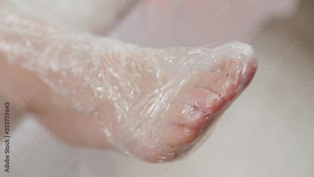 Beautiful legs on the pedicure in the film. Beautiful legs on the pedicure in the film.
