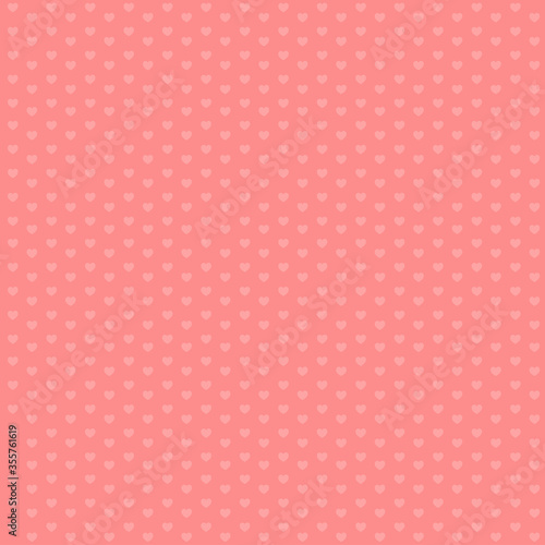 Pink seamless pattern hearts Valentine