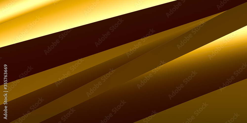 Golden metal abstract geometric wallpaper, rich color, 3D illustration, 3D rendering Golden metal abstract geometric wallpaper, rich color, 3D illustration, 3D rendering