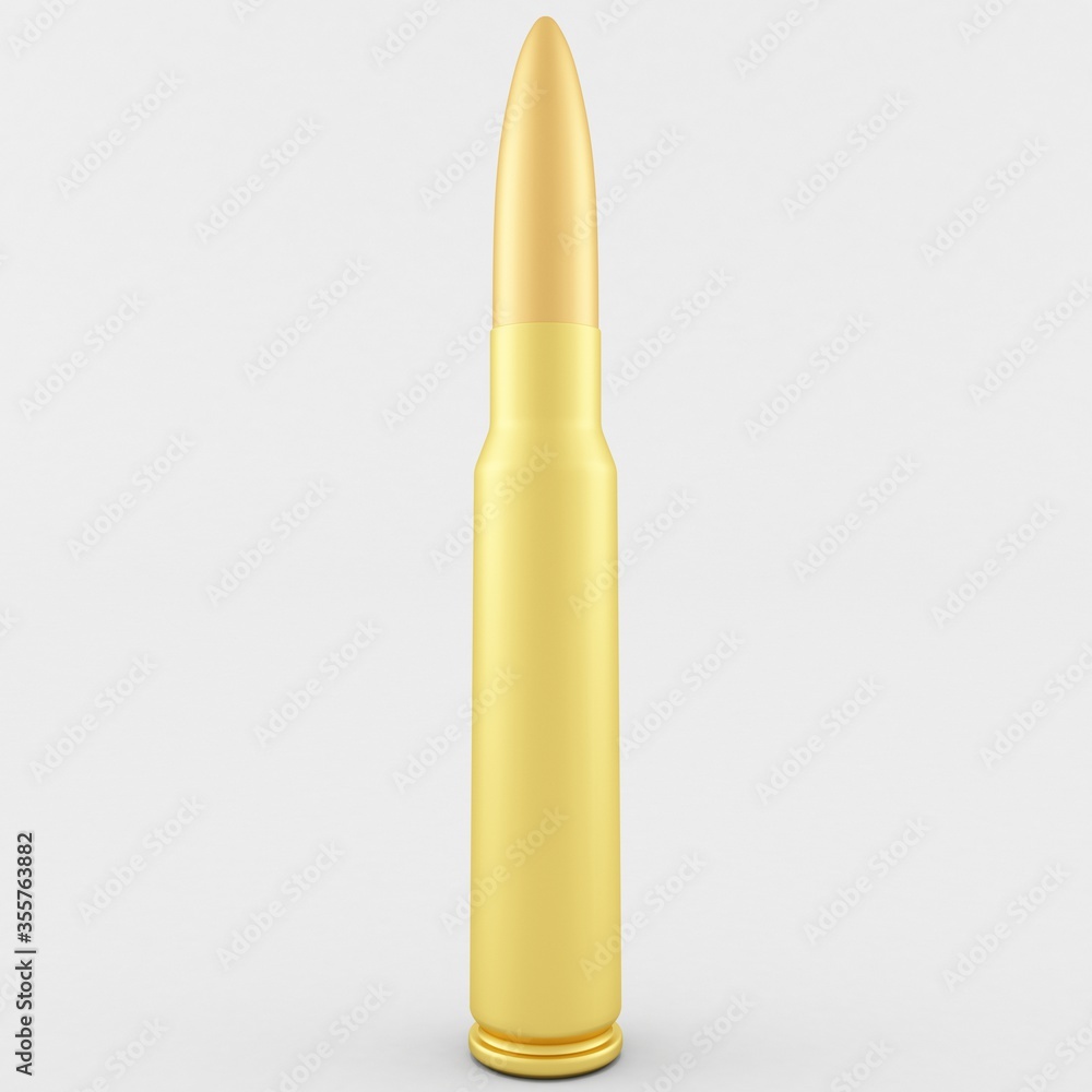 3d Rendering of a 8mm Cartridge 3d Rendering of a 8mm Cartridge