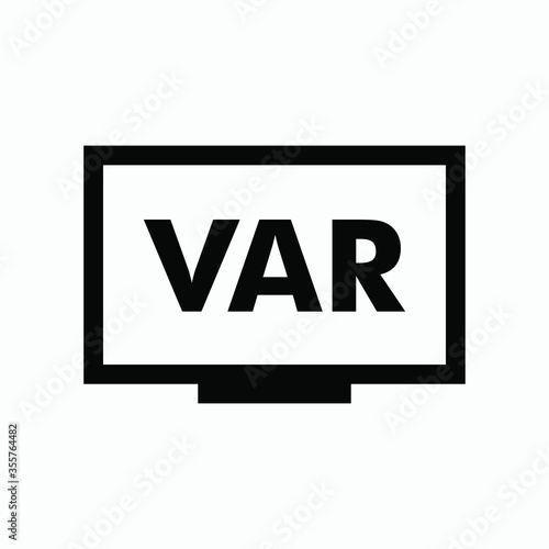 var sign icon vector