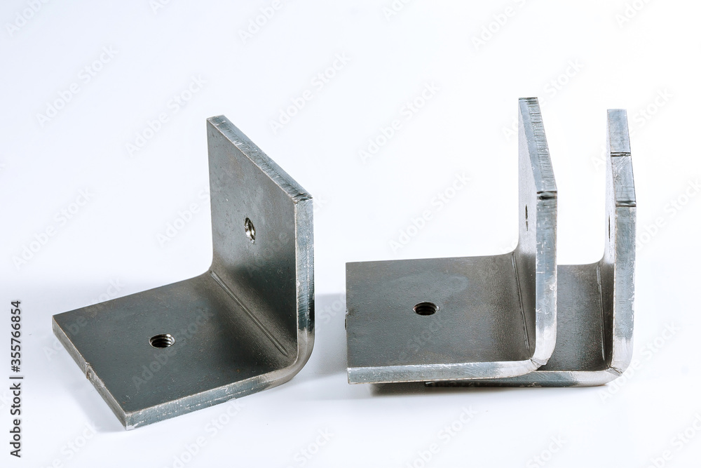 sheet metal product after processing on a bending machine. sheet metal product after processing on a bending machine.
