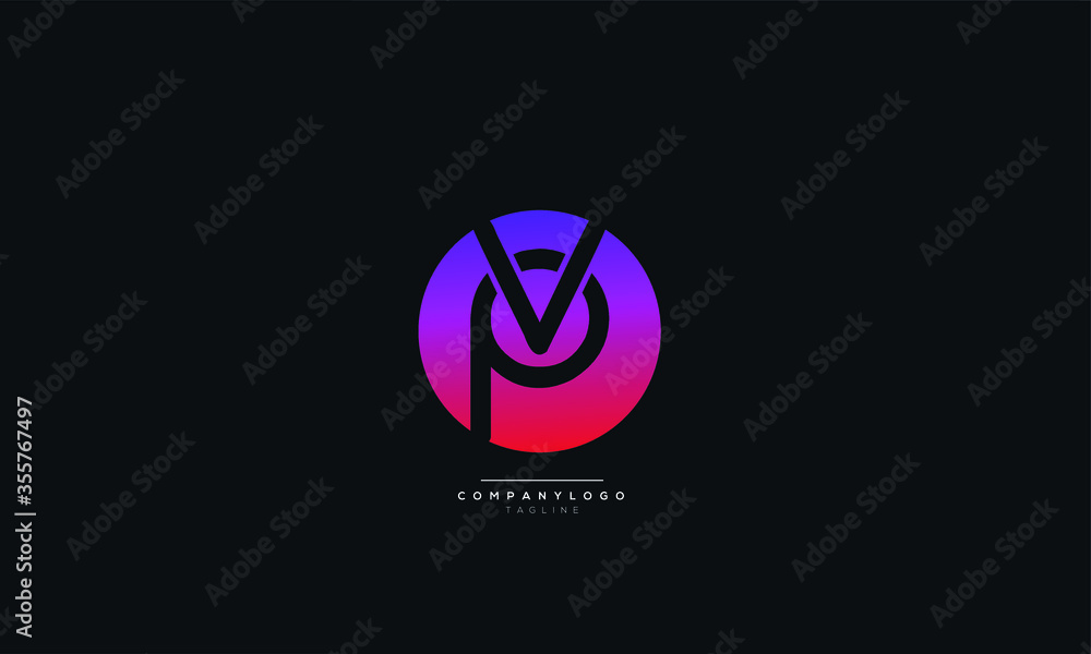 pv vp Letter Logo Alphabet Design Icon Vector Symbol pv vp Letter Logo Alphabet Design Icon Vector Symbol