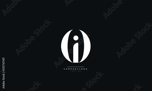 io oi Letter Logo Alphabet Design Icon Vector Symbol photo