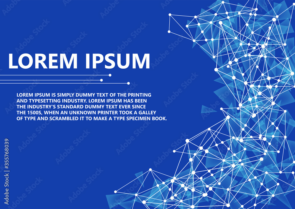 abstract blue background for presentation