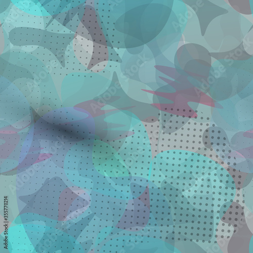 Wallpaper Mural Camouflage Seamless Pattern. Modern Texture  Torontodigital.ca