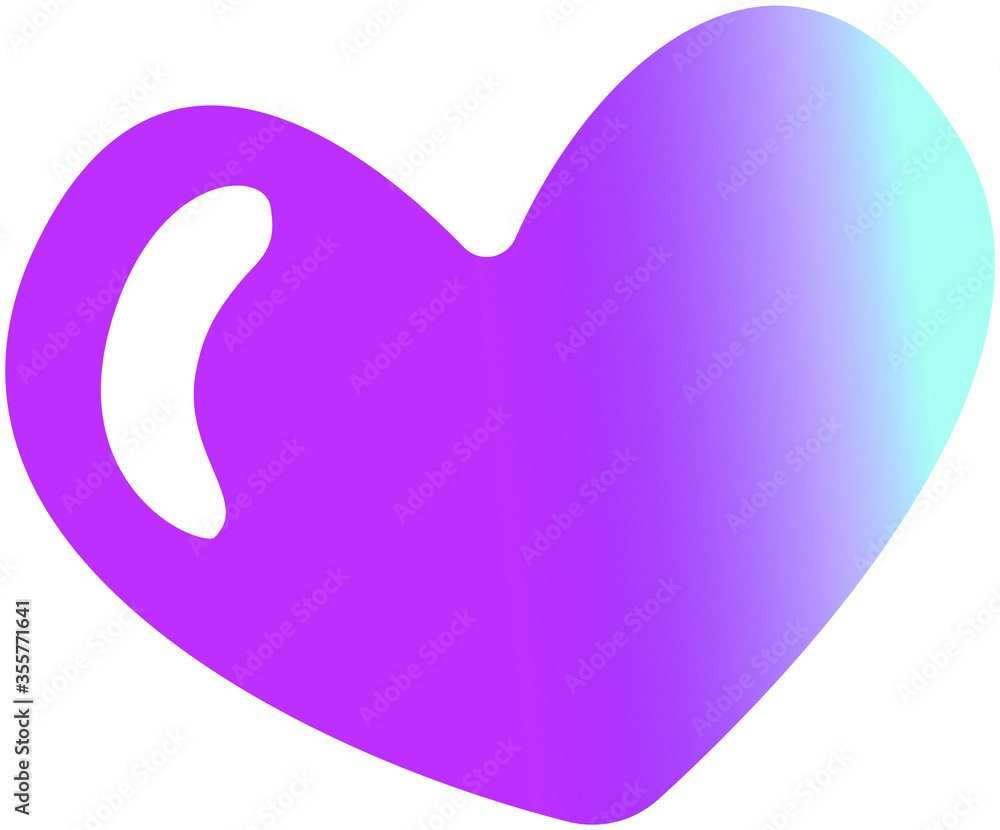 pink heart on a white background pink heart on a white background