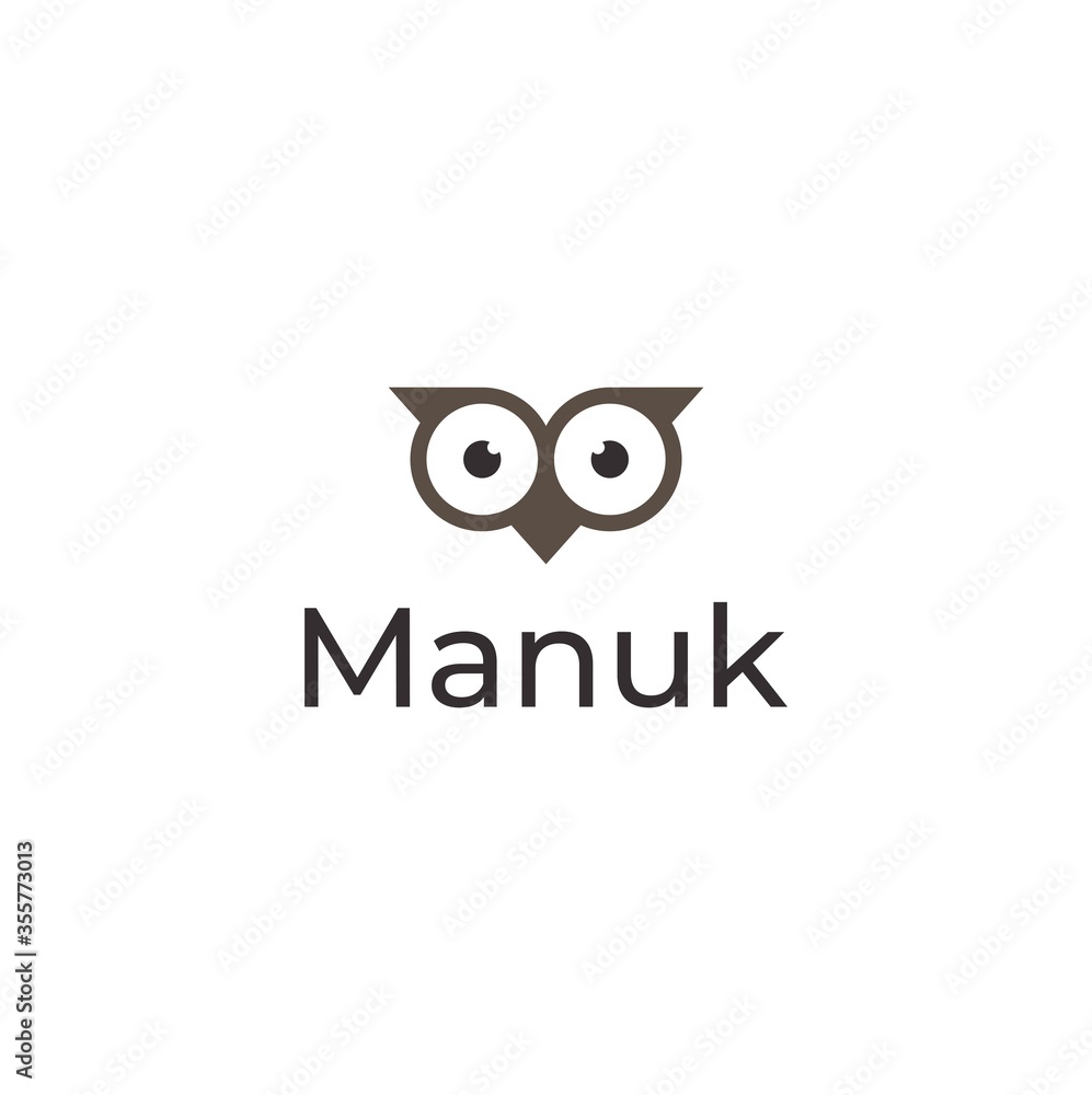 Owl bird Logo Minimal modern design vector template Owl bird Logo Minimal modern design vector template