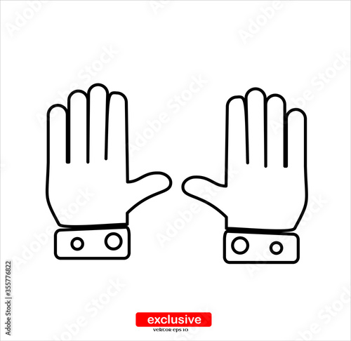 hand icon.Flat design style vector illustration for graphic and web design.Flat design style vector illustration for graphic and web design.
