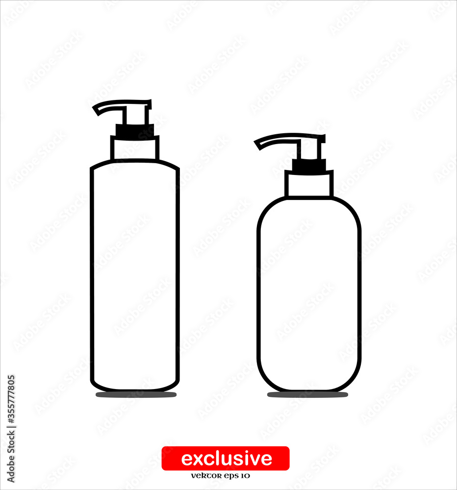 plastic bottle icon.Flat design style vector illustration for graphic and web design. plastic bottle icon.Flat design style vector illustration for graphic and web design.