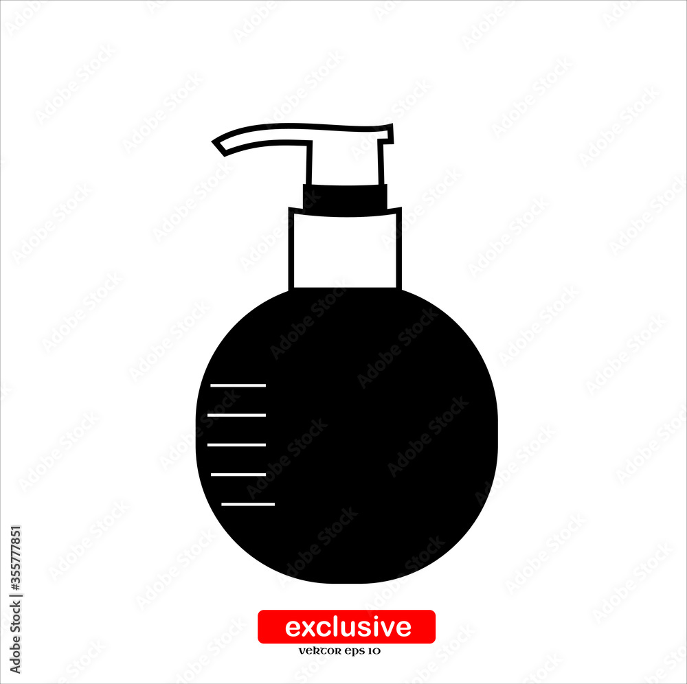 plastic bottle icon.Flat design style vector illustration for graphic and web design. plastic bottle icon.Flat design style vector illustration for graphic and web design.