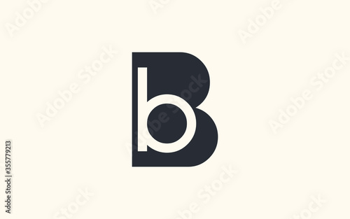 BB or B Letter Initial Logo Design, Vector Template