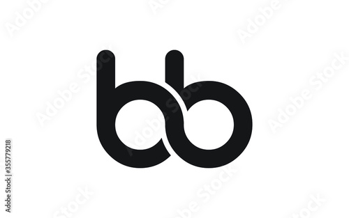 bb or b Letter Initial Logo Design, Vector Template photo