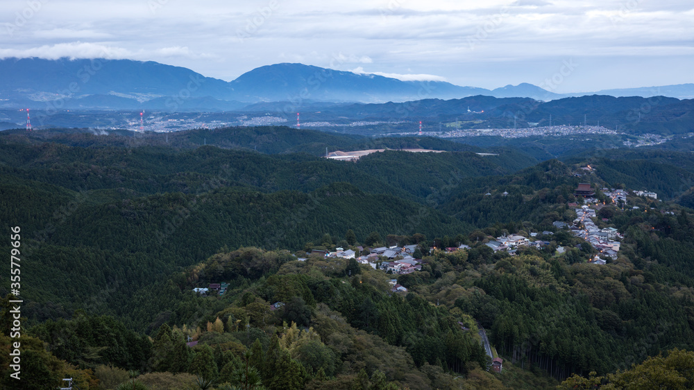 奈良県 吉野山 花矢倉展望台 夏