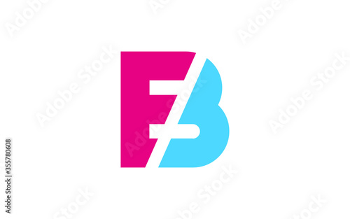 BE or EB Letter Initial Logo Design, Vector Template photo