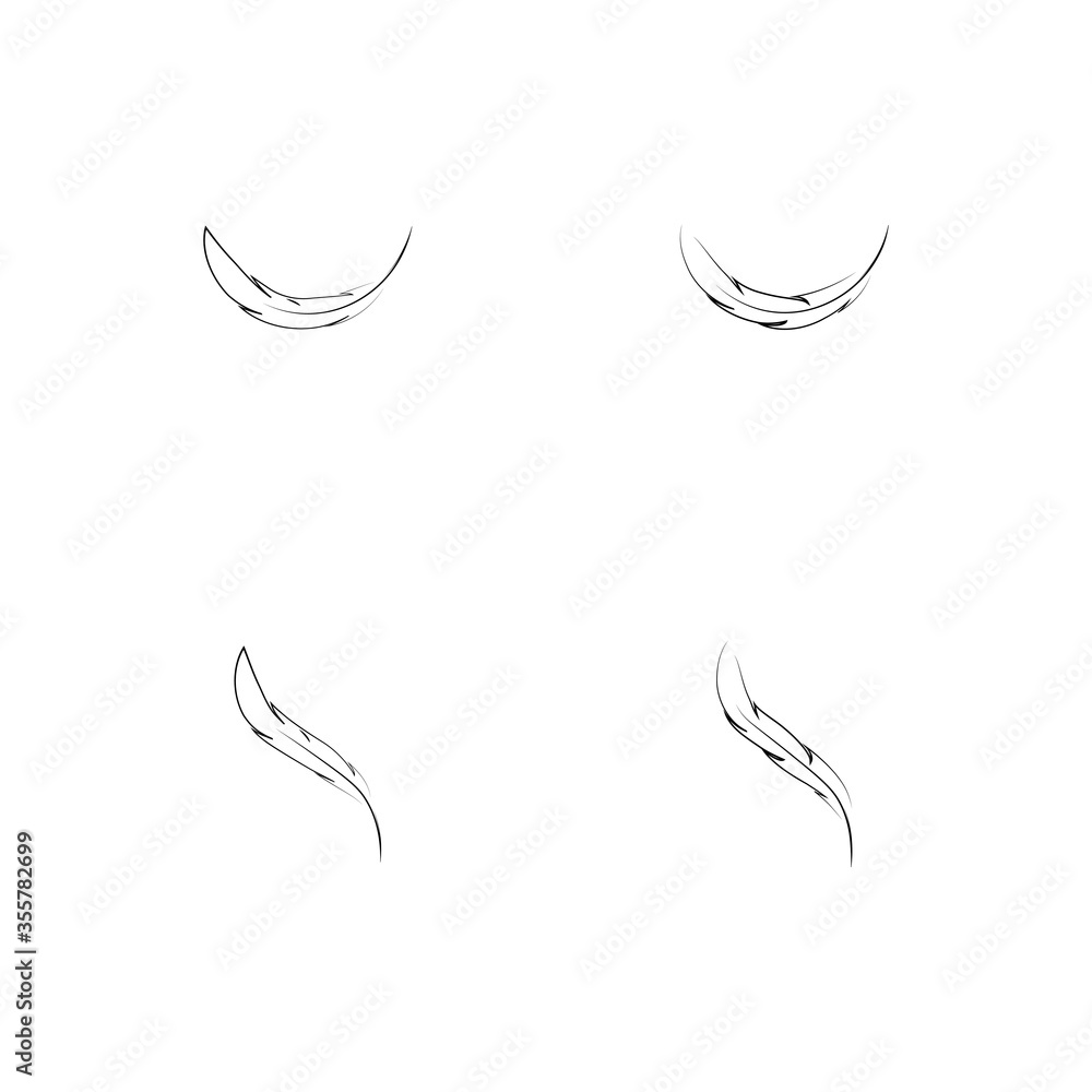 Obraz premium feather logo